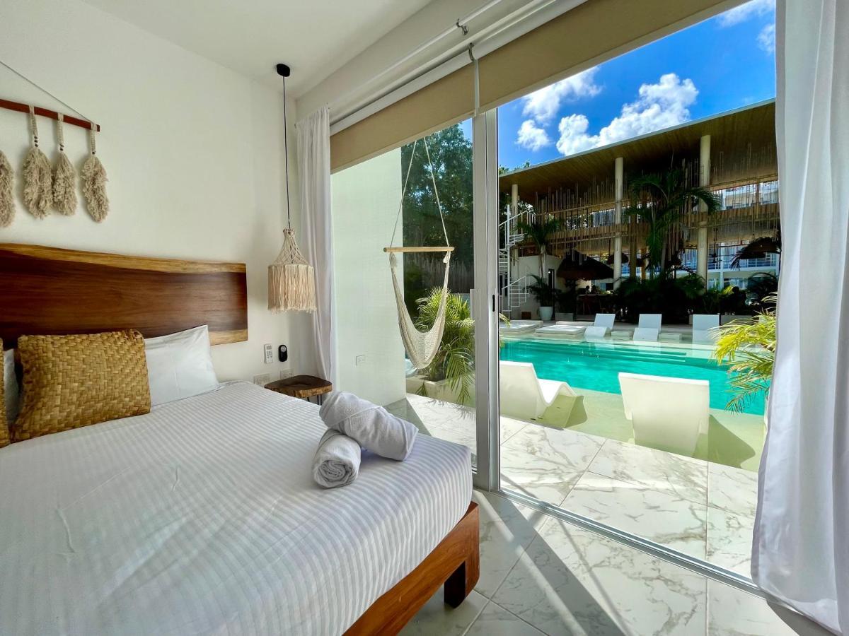 Beautiful Swim-Up Studio With Private Terrace, Pool And Jungle Gym Tulum Extérieur photo