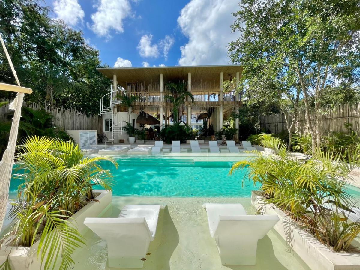 Beautiful Swim-Up Studio With Private Terrace, Pool And Jungle Gym Tulum Extérieur photo