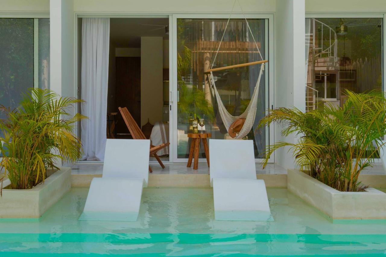 Beautiful Swim-Up Studio With Private Terrace, Pool And Jungle Gym Tulum Extérieur photo
