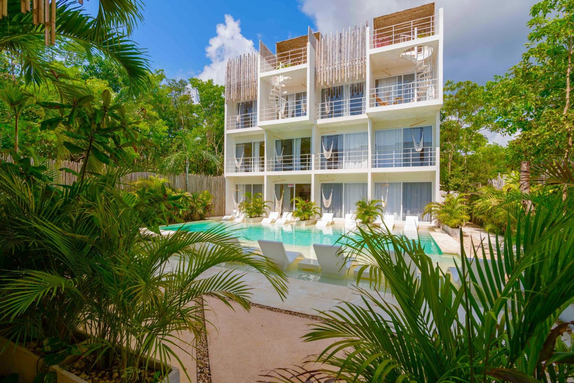 Beautiful Swim-Up Studio With Private Terrace, Pool And Jungle Gym Tulum Extérieur photo